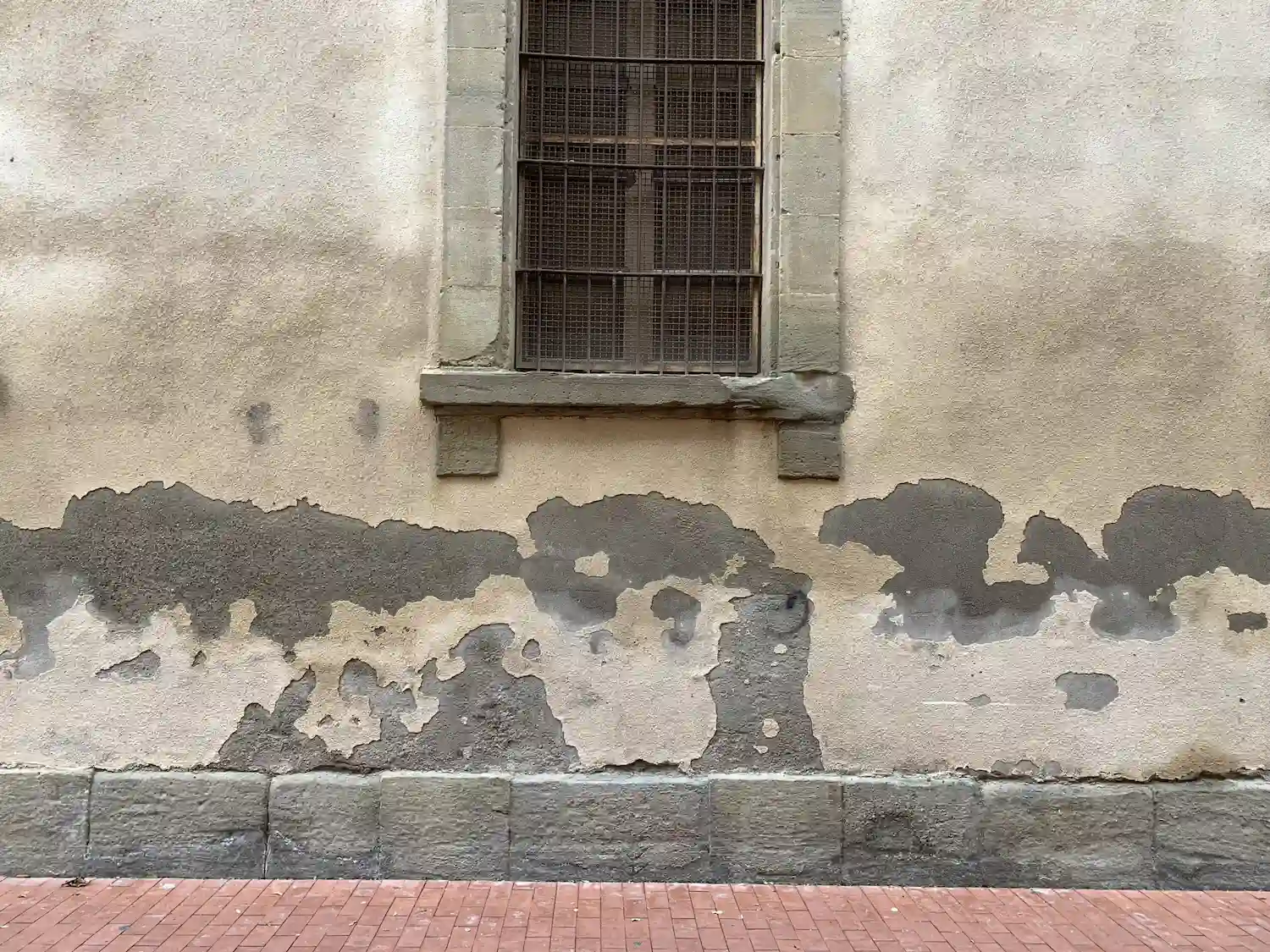 muro con humedad