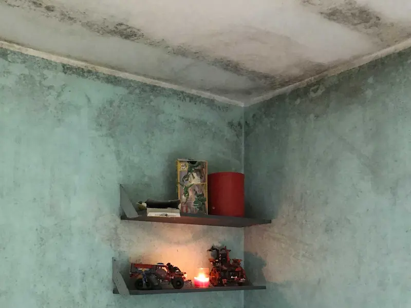 humedad por condensacion en paredes